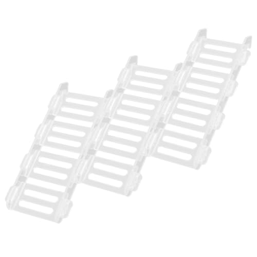 Yardwe Haustier-kletterleiter für Hamster 3er-Set Rampen Aus Acryl Treppen Interaktives Spielzeug für Kleintiere Lustige Rutsche von Yardwe