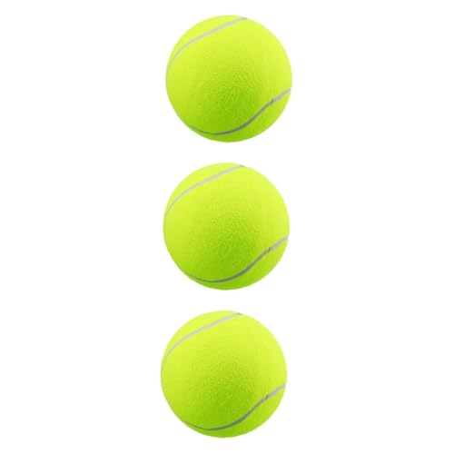 Yardwe 3 Stück Haustier Tennisball Haustier Kauspielzeug Aufblasbare Bälle Für Haustiersport Party Dekorationen Ballspielzeug Großer Aufblasbarer Tennisball Großer Aufblasbarer von Yardwe