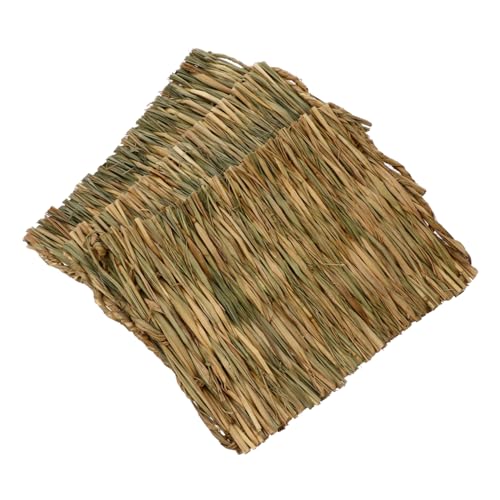 Yardwe 3 Stück Kaninchen Einstreu Kleine Haustier Grasmatte Einstreu Grasmatte Grasmatte Unterlage Kaninchen Hasen Grasmatte Kaninchen Grasmatte Hamster Grasmatte Kleine Tier von Yardwe