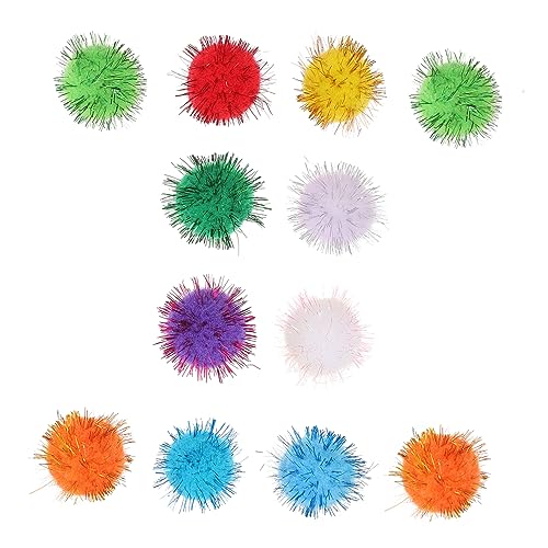 Yardwe 300 STK Katzenspielzeugball Crinkle-Katzenspielzeug Katzenspielzeug bewegen interaktives katzenspielzeug Interactive cat Toy Spielzeuge Katze Kratzbälle katzenbissfeste Bälle von Yardwe