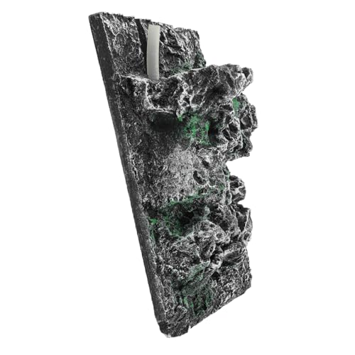 Yardwe 3D-Aquarium-Hintergrundtafel Schildkröte Aquariumdekorationen Panzer Reptil Rock-Terrarium-Hintergrund Aquariumhintergrund für Tank Aquarienhintergründe 3D-Terrarium-Hintergrund Pu von Yardwe