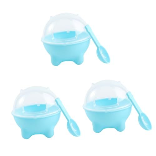 Yardwe 3St Hamsterbadewanne Hamster sandbad Hamster Pflege Hamster-Wellness Hamster Badezimmer Hamster Toilette Sandbad für Hamster Spielzeug Haustier Badezimmer welpen badewanne Blue von Yardwe