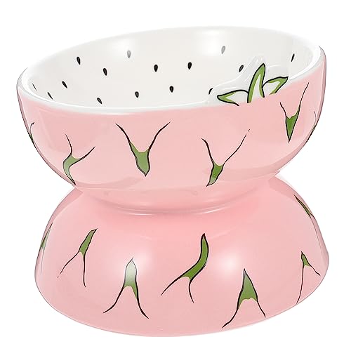 Yardwe 3St Keramiknapf für Haustiere Katzennäpfe pet Water Bowl schöner Hundenapf aufgezogene Katze Katzennapf katzenfutter Hundenapf für den Haushalt Fressnapf Keramik füttern Boden von Yardwe