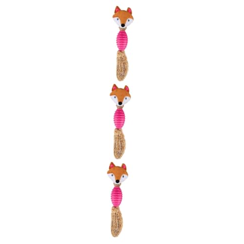 Yardwe 3St Plüsch Hundespielzeug interaktives Spielzeug knete Spielzeug chatot Plush chew Toy Kauspielzeug für Welpen zahnspielzeug für welpen Kauspielzeug für Haustiere kauen Plüschtier von Yardwe