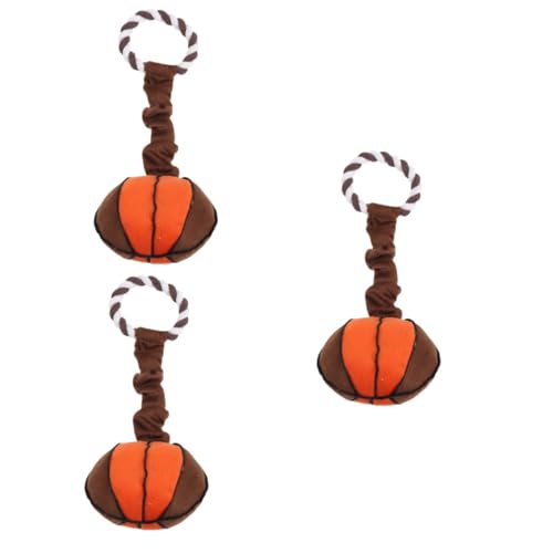 Yardwe 3St Spielzeugball für Haustiere Welpenspielzeug Typhlosion Plüsch Interactive Dog Toys Dog chew Toy Spielzeuge quietschendes Hundespielzeug Haustier Spielzeug kauen Hundebiss Dicke von Yardwe