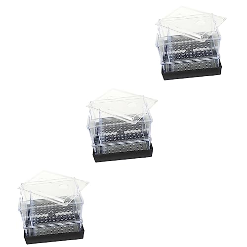 Yardwe 3St Tropfbox für Aquarien schildkröten zubehör wasserreiniger Professionelles Filtergehäuse transparenter Schildkrötenbeckenfilter Filter für Aquarien Zubehör für Aquarien Einfach von Yardwe