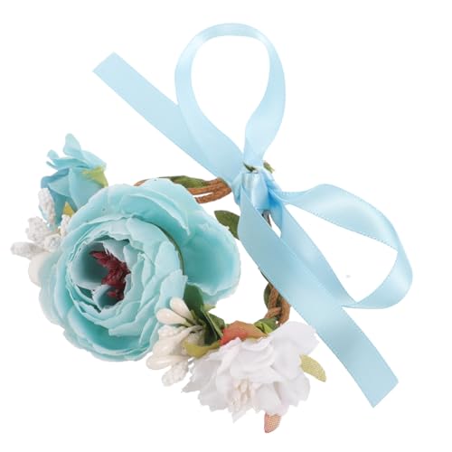 Yardwe 3St Haustierhalsband Welpenhalsband Hund Blumen Hunde hundekragen eine Halskette Halsketten blumenhalsband für Hunde Hundezubehör und Hunde Kranz Stoff von Yardwe