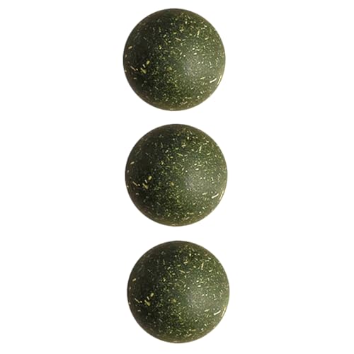 Yardwe 3st Katzenminze Katze Leckt Snackball Für Haustiere Kätzchenzähne Katzensnack Snackball Für Katzen Verdauungsförderer Für Katzen Katzenbissball Green von Yardwe