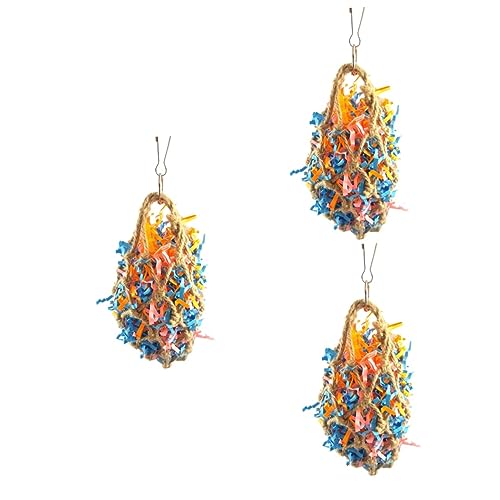 Yardwe 3 Stücke Papagei Liefert Papagei Spielzeug Set Kauen Spielzeug Draht Mesh Gürtel Für Vögel Helle Spaß Design Yardwe 3 Stücke Papagei Liefert Papagei Spielzeug Set Kauen Spielzeug Draht Mesh Gürtel Für Vögel Helle Spaß Design von Yardwe