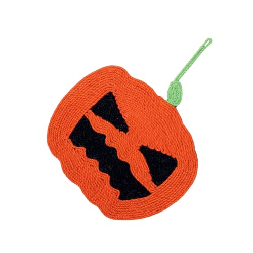 Yardwe 3st Kürbis Kratzmatte Halloween-Katze Haustier Spielzeug Kratzmatte Für Katzen Kratzunterlage Für Katzen Hängende Kratzmatte Für Kätzchen Katze Steht Katze Kratzmatte Sisalseil von Yardwe