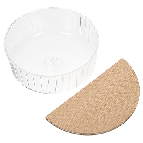 Yardwe 3St Sandbad für Hamster Hamster-Duschbadewanne gruselige Kostüme fussbadewanne Klares Hamsterbad Hamster-Sand-Badewanne groß Hamstersand Sandkasten Meerschweinchen Badesand Holz von Yardwe