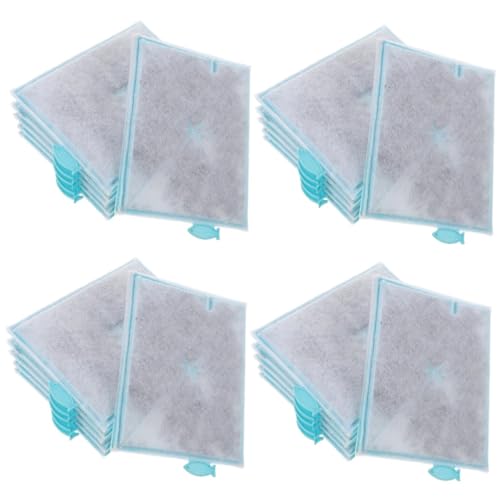 Yardwe 4 Kisten Aquariumfilter Aquarium Cleaner aquaristik zubehör Filtermedien Aktivkohle-Aquarium Sieb Wattepads Filtermatte für Aquarien Filter für Becken extern Filterschwamm von Yardwe