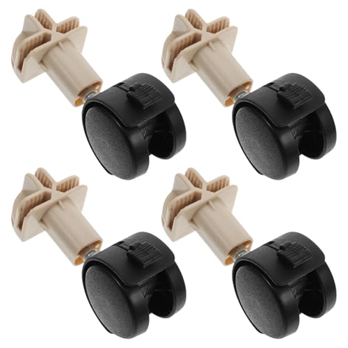 Yardwe 4 Pcs Katzenkäfig Caster Accessoires Zaun Kastrunde Rollen Kleine Wastkorbs Eimer Mit Tragenden Ladungslager Mit Tragenden Rollen Casters Geräte Casters Einkaufswagen Casters von Yardwe