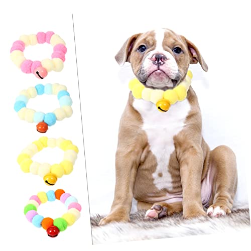 Yardwe 4 Stück Bunte Glockenkette Kätzchenkragen Haustier Geschirr Ausgestopft Für Zubehör Ball Drinnen Katzenkragenspielzeug Anhänger Plüsch Katzenhalsband Wolle Colorful Yardwe 4 Stück Bunte Glockenkette Kätzchenkragen Haustier Geschirr Ausgestopft Für Zubehör Ball Drinnen Katzenkragenspielzeug Anhänger Plüsch Katzenhalsband Wolle Colorful von Yardwe