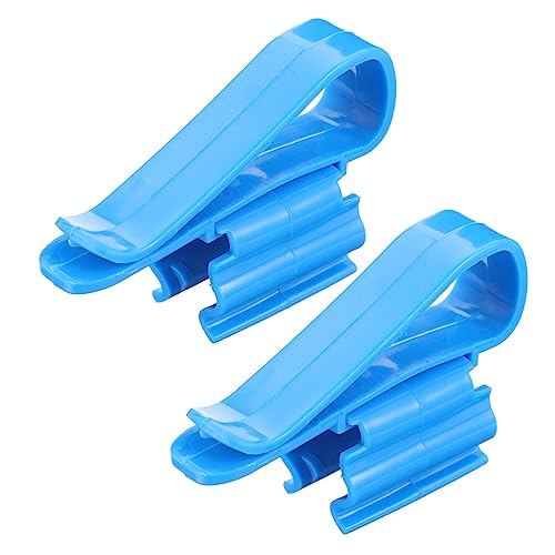 Yardwe 4 Stück Clip Für Wasserrohre Fass Pumpe Sieb Kühler Zusammenklappbar Kleiner Aquariumfilter Spender Bausatz Flasche Aquariumschwamm Aquarium Mit Filter Reiniger Panzer Blue Plastik von Yardwe