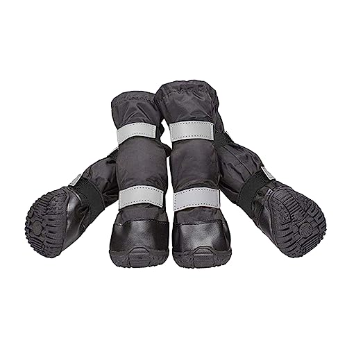 Yardwe 4 Stück Haustierschuhe Abdeckungen Für Fischschalen Strohhut Für Hunde Schneestiefel Hundestiefel Schuhe Für Hunde Regenstiefel Stiefel Für Hunde Hundeschuhe Haustier Hund von Yardwe