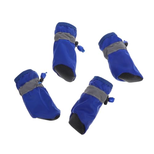 Yardwe 4 Stück Hundestiefel hundeschuhe Dog Shoes Haustier Hundeunterlagen zum co Hunde-PIPI-Pad Pfotenabdeckungen für Hunde Kleiner Hund Welpe Stiefel für Hunde Schuhe für Hunde von Yardwe