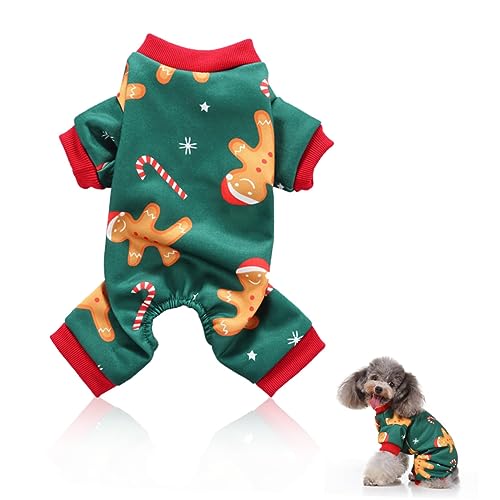 Yardwe 4 Stück Kleidung Für Haustiere Welpenpullover Für Kleine Hunde Katzen-Elfen-kostüm Katzenkostüm Weihnachtshundejacke Weihnachts-hundepullover Hundehemden Hündchen Hundebedarf Acryl von Yardwe