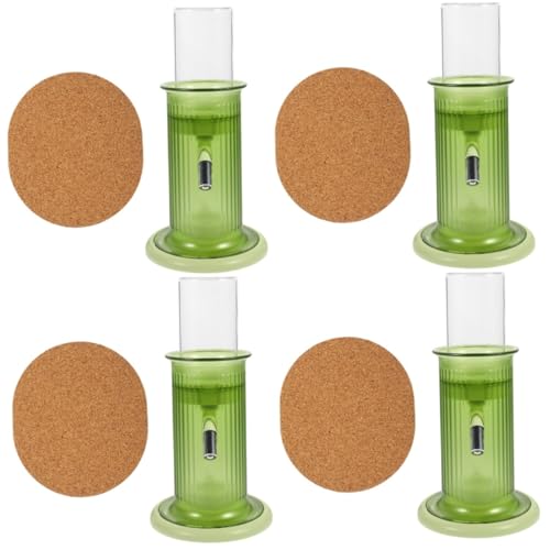 Yardwe 4 Stück Wasserflasche für Hamster Wasserspender für Haustiere tägliche Hamstertränke hamsterzubehör Hamster zubehör bequemer Wasserspender Praktische Hamstertränke Glas Green von Yardwe