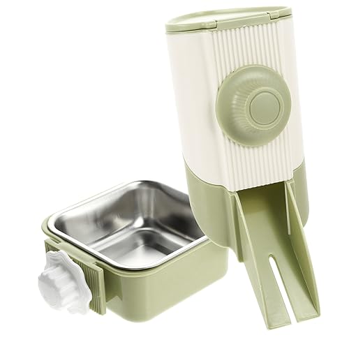 Yardwe 5 Sätze Futterautomat Für Hamster Spielzeug Für Kleine Hunde Wasserspender Für Haustiere Kaninchenfutter Für Käfige Wasserflasche Für Welpen Hamsterzubehör Essen Pp Light Green von Yardwe