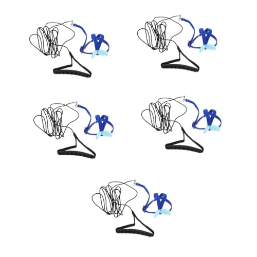 Yardwe 5 Sätze Papagei Fliegendes Seil Nymphensittich Dekorativ Vogelleine Haustierzubehör Hühnergeschirr Outdoor-zubehör Vogelversorgung Haustiere Vogel Traktion Stoff Tragbar Xuanfeng von Yardwe