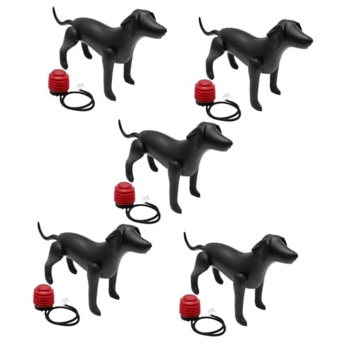 Yardwe 5 Sets Haustier Kleidungsdisplay Haustiere Hundekleidung Hunde Display Modell Aufblasbares Hundekleidungsmodell Haustierskulptur Stehendes Hundemodell Haustier von Yardwe