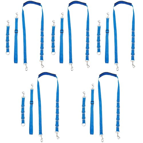 Yardwe 5 Sets Hundepflege-Bauchgurt Hundepflege-Tischarm Mit Klemme Haustierpflege-Schlaufen Für Kleine Und Mittelgroße Haustiere (Blau) von Yardwe