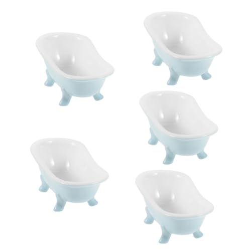 Yardwe 5 Stück Hamster Badewannenkäfig Chinchilla Badewanne Hamster Sand Badewanne Hamster Badezimmer Hamster Versteck Haushalt Chinchilla Badewanne Hamster Toilette Täglicher von Yardwe