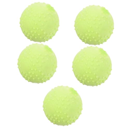 Yardwe Hundebälle 5st Hundespielzeugball Spielzeug Für Haustiere Kau Spielzeuge Kleines Hundespielzeug Lustiger Hundeball Ball Für Hund Backenzahn Gummi Der Hund von Yardwe