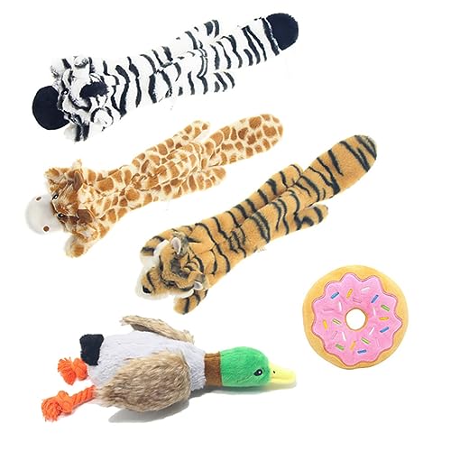 Yardwe 5St Bisswiderstandsspielzeug Interaktives quietschendes Hundespielzeug Backenzahnspielzeug für Hunde Interactive Dog Toys Dog chew Toy Spielzeuge Plüschtier Plüsch-Sound-Spielzeug von Yardwe