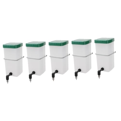 Yardwe 5st Hängender Trinkbrunnen Kleiner Wasserspender Trinkflasche Für Kleintiere Wasserhalter Für Kleine Haustiere Automatischer Futterspender Tierische Automatische Wasserflasche PVC von Yardwe