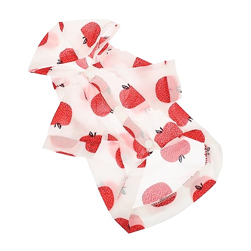 Yardwe 5St Sonnenschutzkleidung für Haustiere Haustierbekleidung Sonnenschutzkleidung für Hunde süßes hundetuch Welpen-Outfit Kleider Sommerkleidung für Welpen Heimtierbedarf Kätzchen von Yardwe