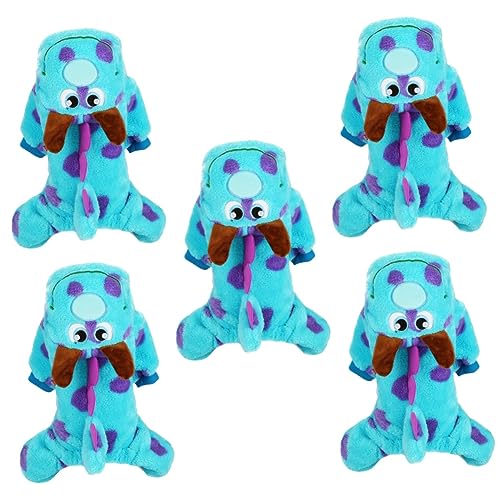 Yardwe 5st Verwandlungskostüm Für Haustiere Bequemer Hoodie Warmes Hundekostüm Kleidung Für Kleine Hunde Hunde-Sweatshirt Welpen-Fleece-Kleidung Liebenswert Halloween Plüsch Korallenvlies von Yardwe