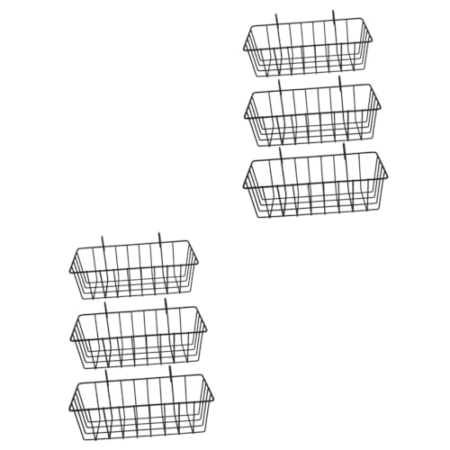 Yardwe 6 STK Kaninchen Heuraufe Obst Vogelhäuschen Spielzeug für Papageien Heufutter für Kaninchen Hasenheuspender Hasen-Heu-Krippe Futterkaninchen Haushaltsfütterung Halter Schmiedeeisen von Yardwe