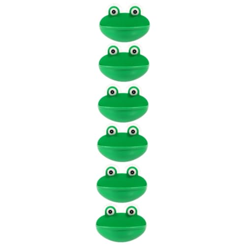 Yardwe 6 STK Klettertisch Für Haustiere Amphibien-spielbecken Für Haustiere Gecko-lebensraum Frosch Terrarium Frosch Ruheplatte Kröte Froschlebensraum Mit Saugnapf Reptil Green Plastik von Yardwe