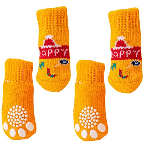 Yardwe 8 STK Haustier socken Tier kostüm tierkostüm Tragbare Hundesocken Waschbare Katzensocken sockenschuhe Wiederverwendbare Welpensocken austauschbare Katzensocken Anti-schmutzig Garn von Yardwe