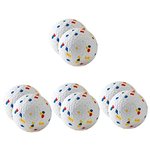 Yardwe 8 STK Hüpfender Ball Spielzeug Zum Apportieren Von Hunden Hundebälle Für Mittelgroße Hunde Kleines Hundespielzeug Welpe Interaktiver Hund E-TPU-Material Bissfester Ball Kauen von Yardwe