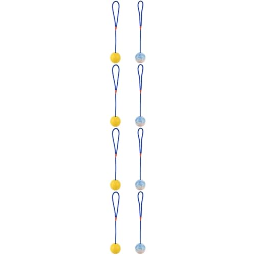 Yardwe 8 STK Spielzeugball für Haustiere kauspielzeug welpe Dog chew Toy schmeiß es Eier Beißspielzeug für Welpen Spielzeuge Gummiballspielzeug für Hunde Beißspielzeug für Hunde Bissfest von Yardwe