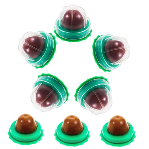 Yardwe 8St Katze süßigkeiten lecken lecken spaß Snack-Süßigkeit Gelatine behandelt leckbare bonbons katzenminze Spielzeug Catnip Spielzeug Katzenbonbons Snackball für Haustiere Green von Yardwe