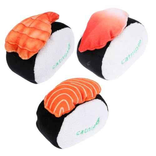 Yardwe 9 STK Katzen-Sushi-Spielzeug interaktives katzenspielzeug Interactive cat Toy Robustes Hundespielzeug Katzenzahnreinigungsspielzeug Weihnachtskatzenspielzeug Spielzeuge Hündchen von Yardwe