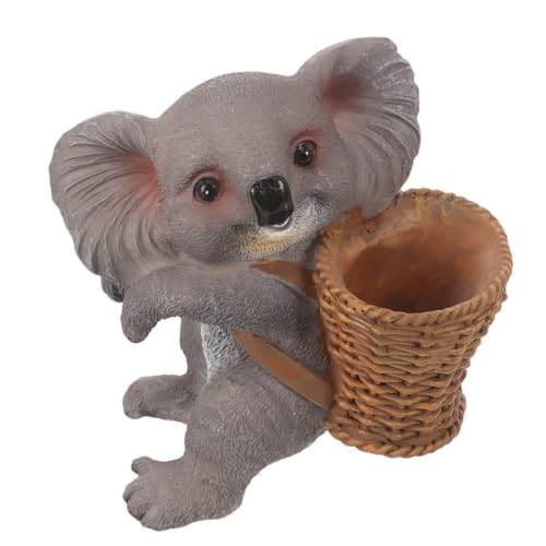 Yardwe Koala-Figur Aus Kunstharz für Aquarium Heimdekoration Mini-landschaftsornament 3D-aquariummodelle Tierstatuen von Yardwe