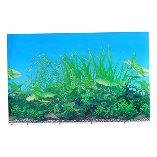 Yardwe Aquarium Hintergrundpapier Aquariumdeckel Led-lichtleiste Für Aquarien Bausatz Fischfutterspender Für Aquarien Wandbanner Für Aquarien Aquarium Kulisse Wasser Halter Dickfilmpapier von Yardwe