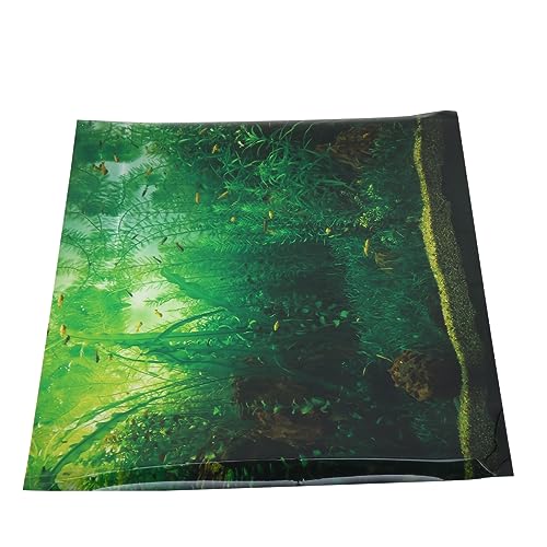 Yardwe Aquarium Hintergrundpapier Meeresaufkleber Aquarium-Hintergrundplakat Wasserpumpe Zubehör Fischfutter für den einzug küchendekoration Tapete für Aquarien Aquarium-Tapete von Yardwe