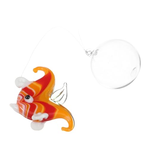 Yardwe Aquarium Künstliche Fische Lebensechte Glas Künstliche Bewegliche Schwimmende Fisch Ornament Dekorationen Aquarium Schwimmende Gefälschte Tropische Fische Dekor von Yardwe