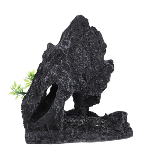 Yardwe Dekorative Harz Steingarten Statue für Aquarium Aquarium Schmuck Einfach Pflege Aquarium Landschaft von Yardwe