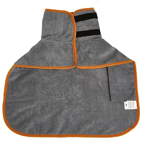 Yardwe Badebekleidung Für Hunde Hundespielzeug Badekleidung Für Haustiere Badewanne Für Hunde Regenmantel Windeln Dackel Hundetrockner Haustierbedarf Kühlender Hund Grey Polyester von Yardwe