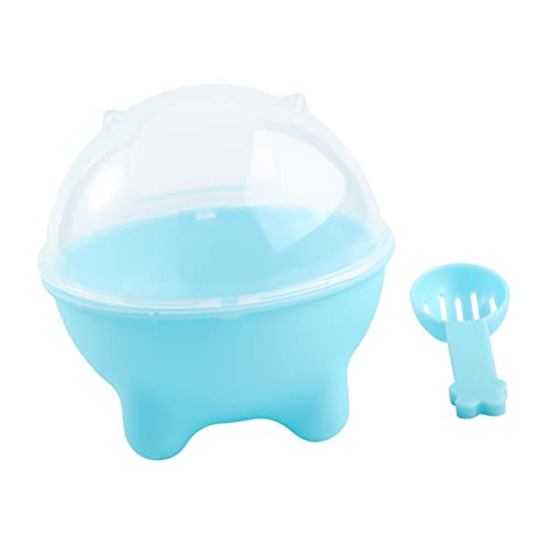 Yardwe Badewanne für Hamster Hamsterhygiene Hamster sandbad Hamster Badezimmer Hamster Dusche Hamster-Wellness Hamster Badesand Hündchenspielzeug Hamsterbadewanne Haustier Badezimmer Blue von Yardwe