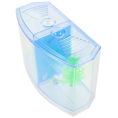 Yardwe Box Aquarium Guppys Inkubator Fischzuchttank Fischbehälter Garnelenzuchtbehälter Aquarium Trennwand Tank Kunststoff von Yardwe