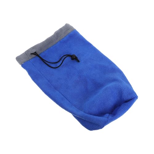 Yardwe Eichhörnchenbadetuch leichtes Handtuch Frettchen-Badetuchtasche Einstreu für Kleintiere Hundehandtuch Bartagamenbad Handtuch für Tierhaare Badetuch für kleine Tiere Plüsch Blue von Yardwe