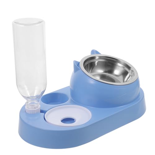 Yardwe Essgeschirr für Haustiere pet Feeder pet Feeding Station automatischer Wasserspender Abnehmbarer Futterspender Hundenapf Hundekäfig Abnehmbarer Wasserspender Kleiner Futterautomat von Yardwe